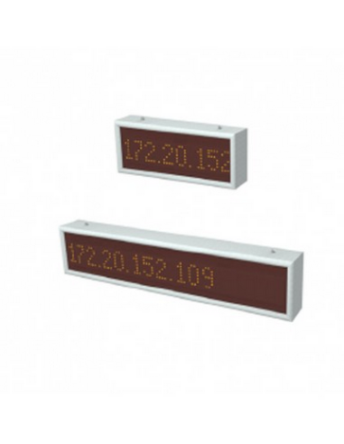 Afficheur de couloir IP Ascom double face (6 caractères, PoE) – NICD-BA