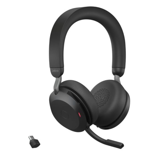 Jabra Evolve2 75 - Casque sans fil stéréo avec dongle USB-C - 27599-989-899