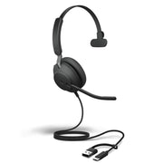 Jabra Evolve2 40 SE - Casque filaire USB mono pour appels professionnels - 24189-889-799