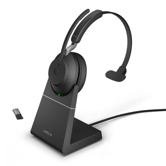 Jabra Evolve2 65 - Casque sans fil mono UC avec base chargeur - 26599-889-989