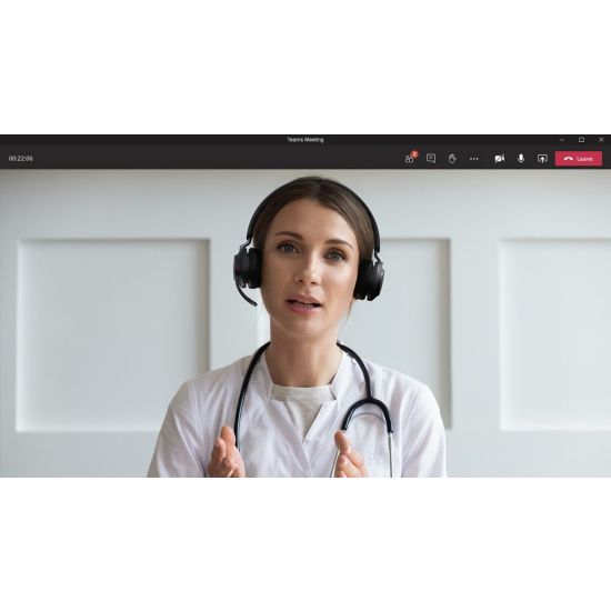 Jabra Evolve2 65 - Casque sans fil Bluetooth stéréo MS Teams - 26599-999-899