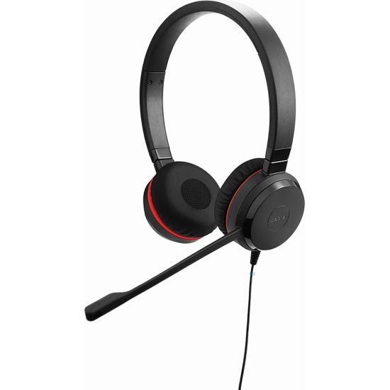 Jabra Evolve 30 II Duo - Casque filaire Jack 3.5 mm stéréo - 14401-21