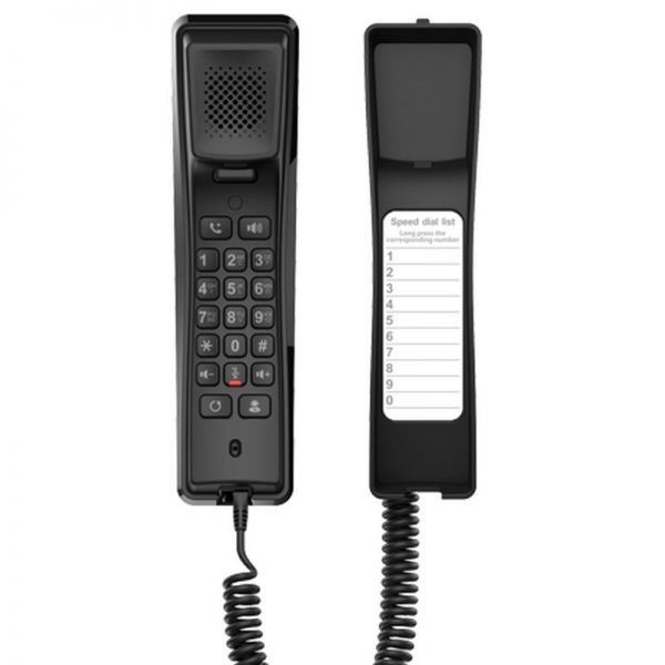 Fanvil H2U – Téléphone IP mural compact pour hôtels et bureaux