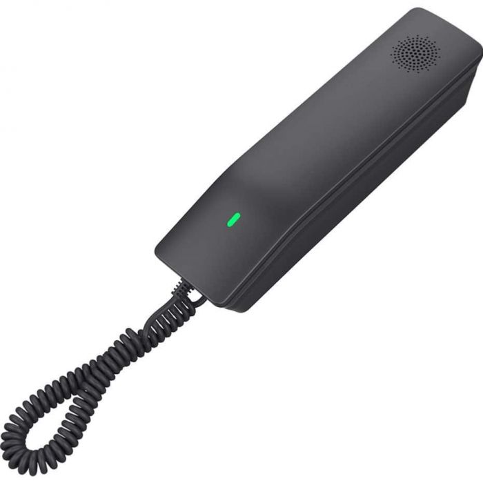 GHP611W Grandstream – Téléphone IP hôtelier noir avec Wi-Fi bi-bande