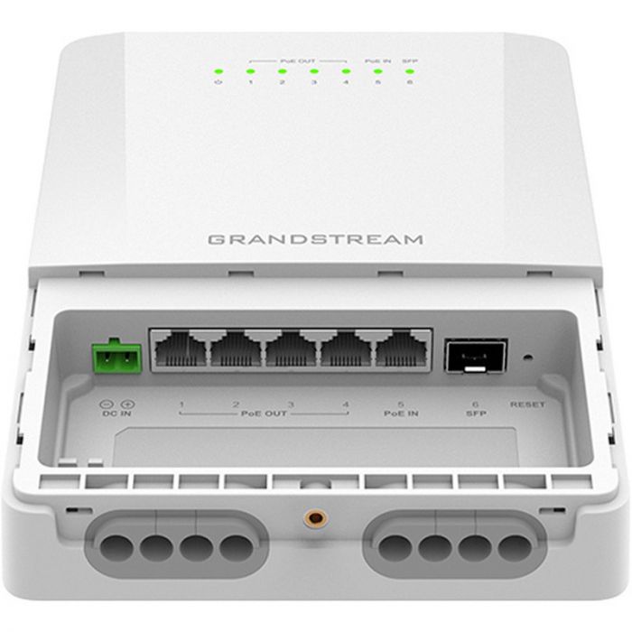 Grandstream GWN7710R – Switch PoE Lite L2 géré pour extérieur IP66, 6 ports