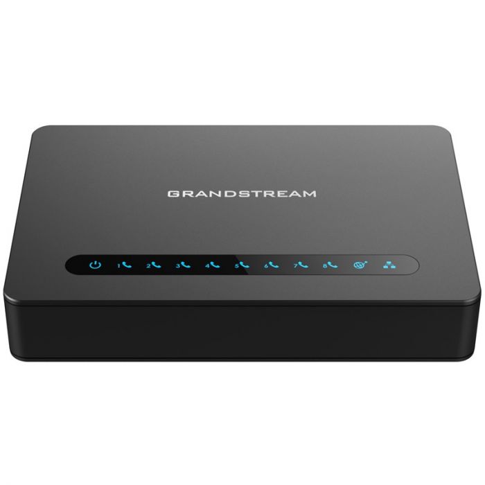 HT818 v2 Grandstream – Passerelle VoIP 8 ports FXS avec LED et routeur Gigabit