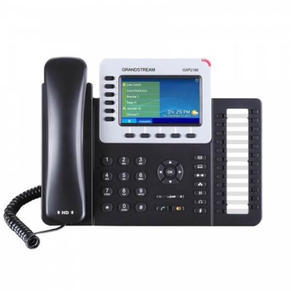 GXP2160 Grandstream – Téléphone IP 6 comptes SIP avec écran couleur