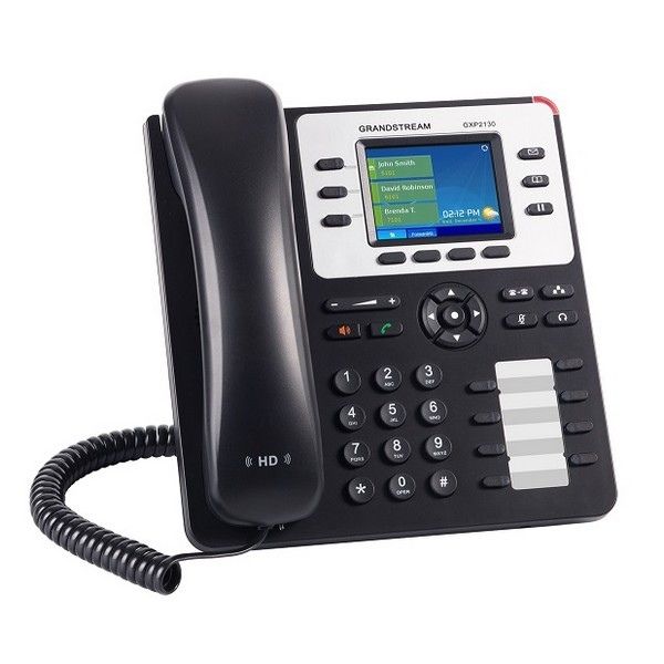 GXP2130 Grandstream – Téléphone IP 3 comptes SIP avec écran couleur et BLF
