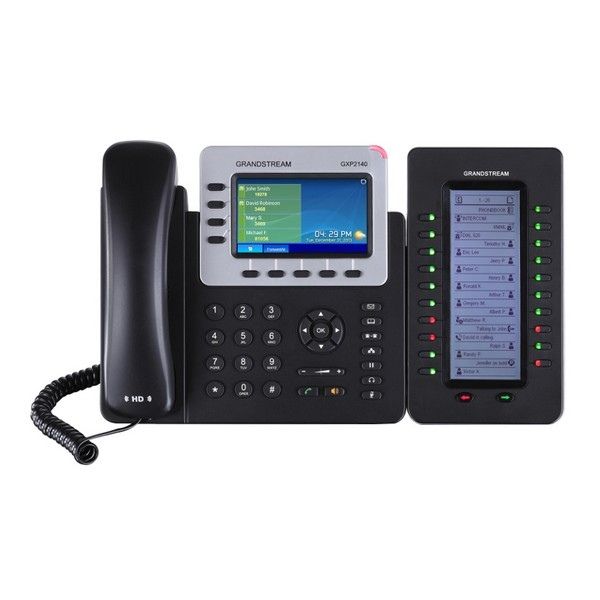GXP2140 Grandstream – Téléphone IP 4 comptes SIP avec écran couleur 4,3" et 20 BLF