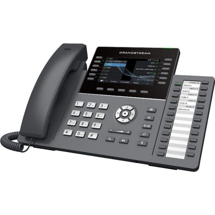 GRP2636 Grandstream – Téléphone IP 12 lignes avec écran couleur, Wi-Fi 6, Bluetooth et 24 MPK