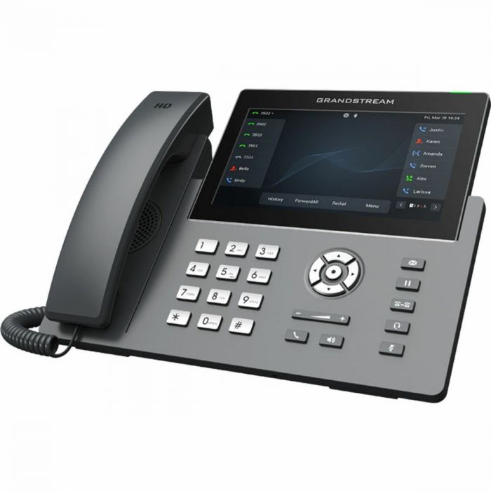 GRP2670 Grandstream – Téléphone IP haut de gamme 12 lignes avec écran tactile 7", Wi-Fi 6 et Bluetooth
