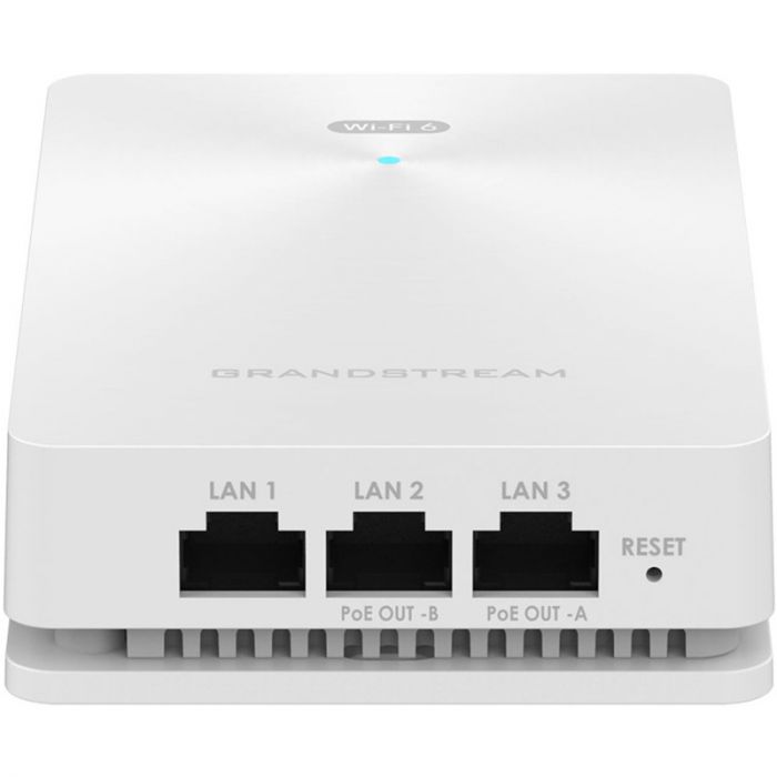 GWN7661 Grandstream – Point d’accès Wi-Fi 6 mural avec 4 ports Gigabit et PoE