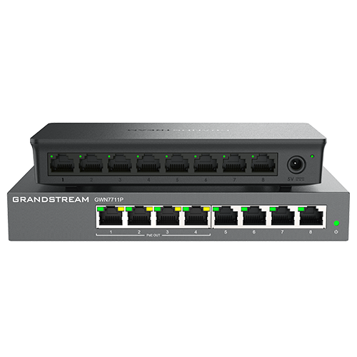 Grandstream GWN7711(P) – Switchs administrés ports Gigabit avec options PoE+