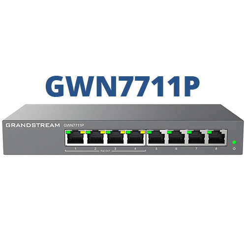 Grandstream GWN7711(P) – Switchs administrés ports Gigabit avec options PoE+