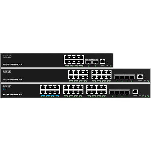 Grandstream GWN7810 Series – Switchs administrés L3 professionnels avec options PoE++