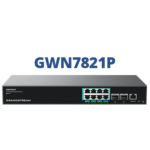 Grandstream GWN7821P / GWN7822P – Switchs administrés L3 multi-gigabit avec PoE++