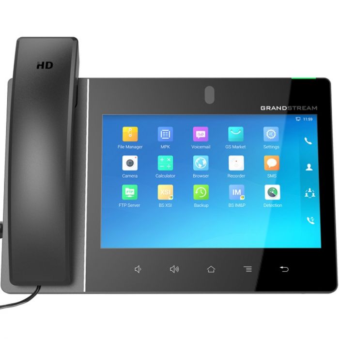 GXV3380 Grandstream – Visiophone IP Android 16 lignes avec écran 8" et caméra intégrée