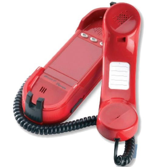 Depaepe HD 2000 - Téléphone analogique urgence 3 touches rouge - PA500R