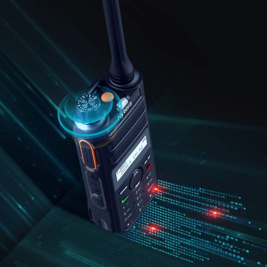 Hytera AP585 - Radio analogique écran LCD IP54 128 canaux Bluetooth USB-C