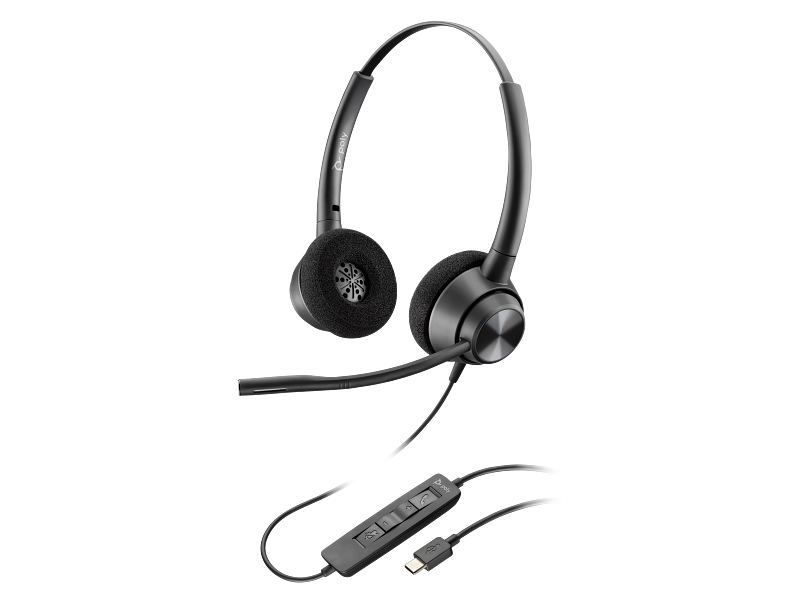 Poly EncorePro 320 - Casque stéréo USB-C centre d'appels - 767F9AA - 767F9AA