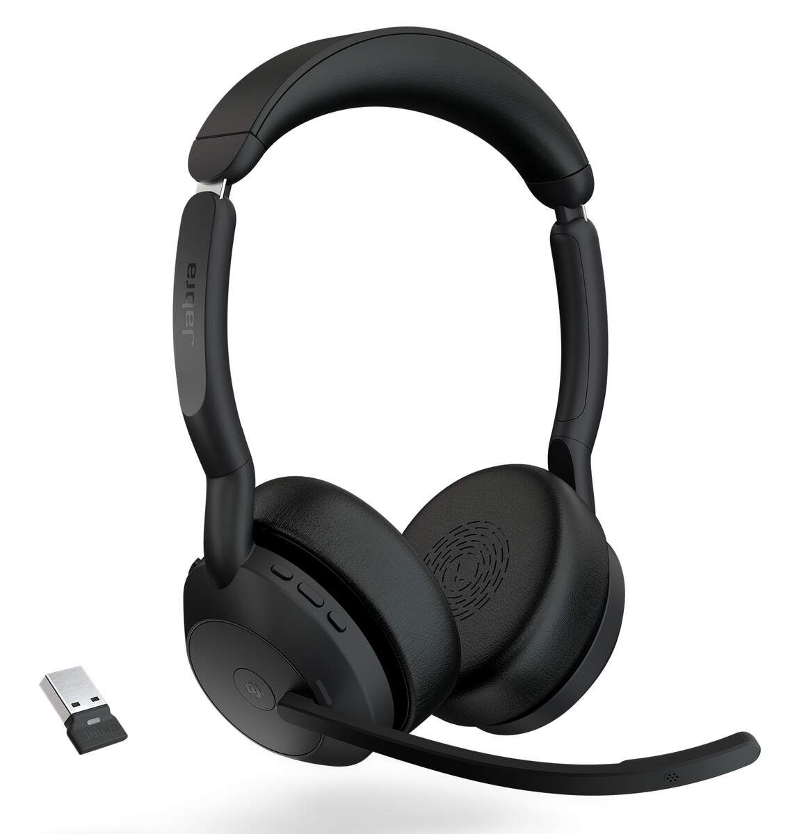 Jabra Evolve2 55 - Casque sans fil stéréo MS Teams avec dongle USB-A - 25599-999-999