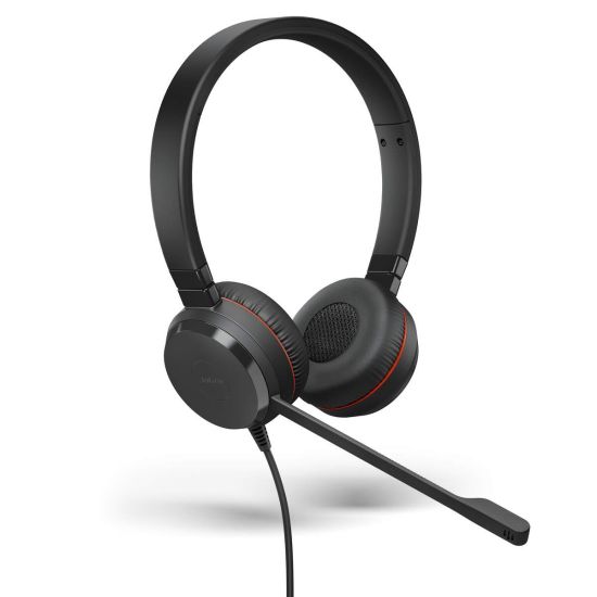 Jabra Evolve 30 II Duo - Casque filaire Jack 3.5 mm stéréo - 14401-21