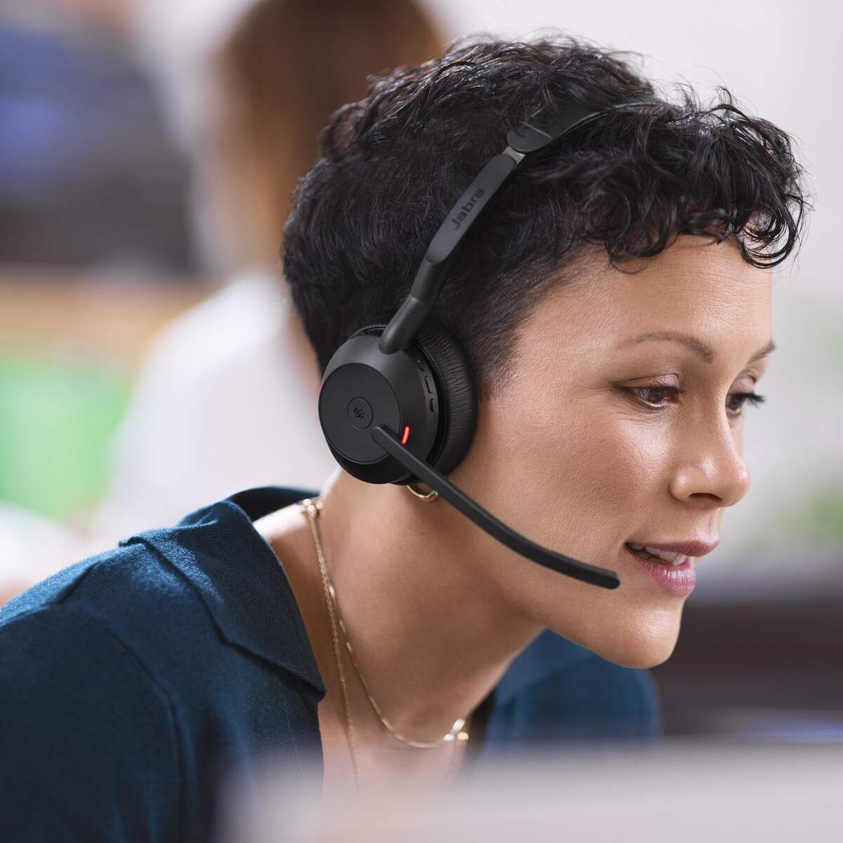 Jabra Evolve2 55 Mono MS - Casque sans fil mono Microsoft Teams - 25599-899-999