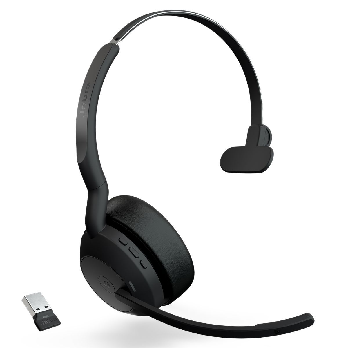 Jabra Evolve2 55 Mono MS - Casque sans fil mono Microsoft Teams - 25599-899-999