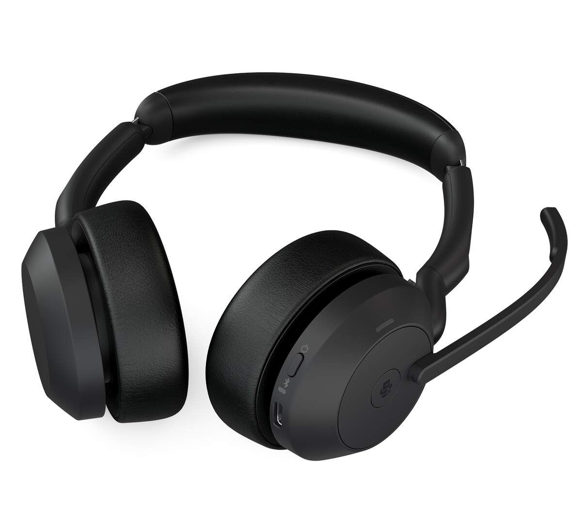 Jabra Evolve2 55 - Casque sans fil Bluetooth stéréo MS Teams avec base chargeur - 25599-999-889