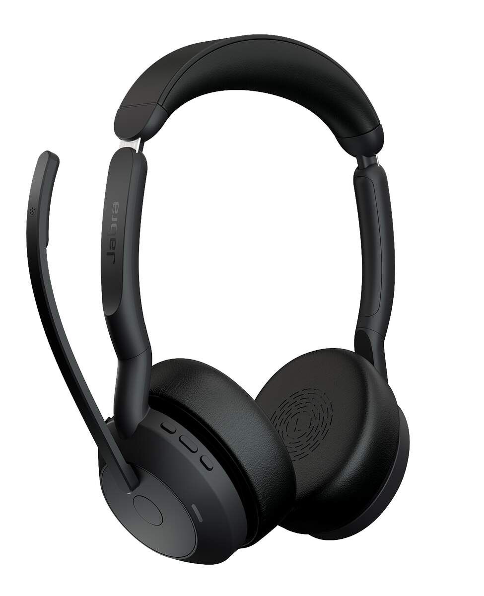 Jabra Evolve2 55 - Casque sans fil stéréo MS Teams avec dongle USB-A - 25599-999-999