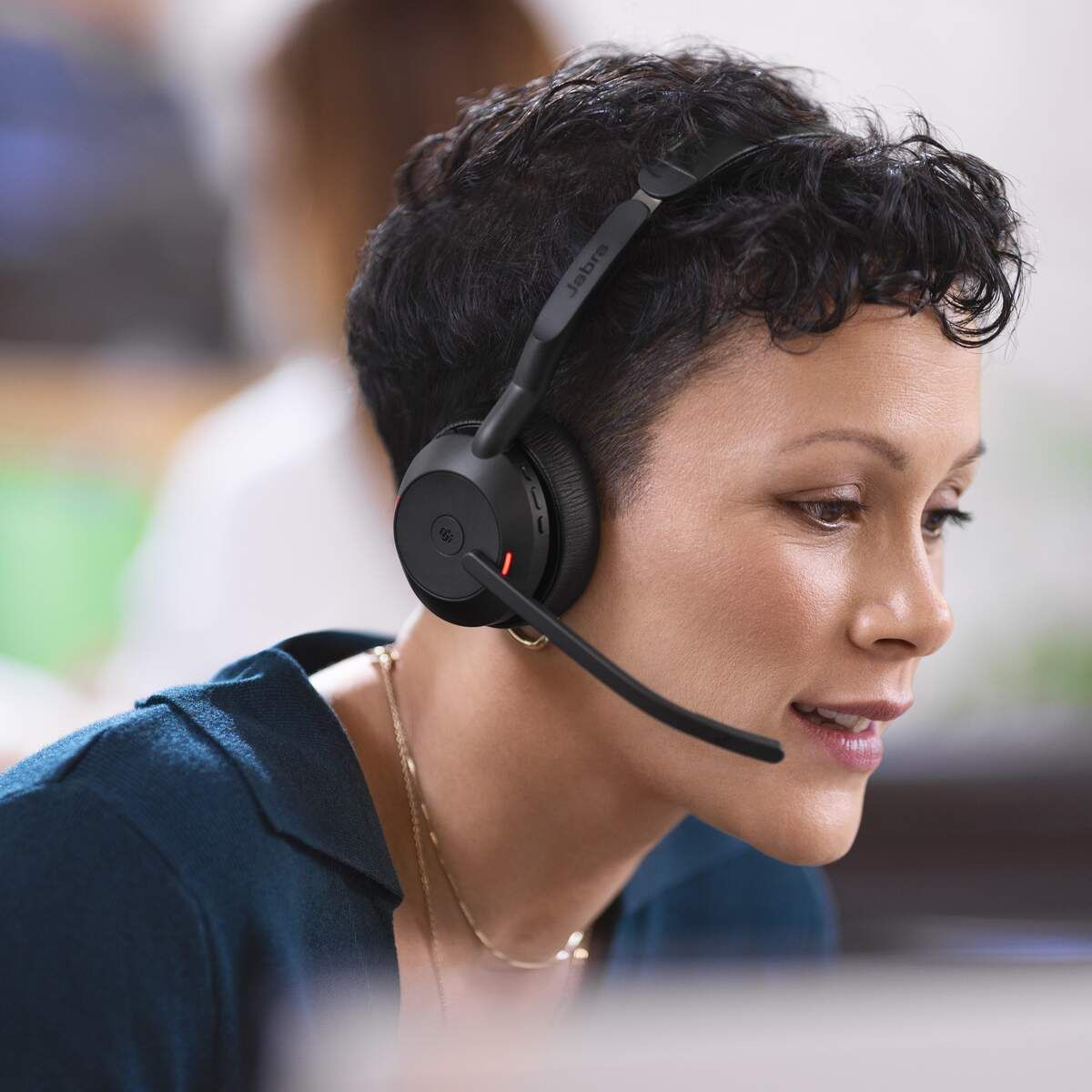 Jabra Evolve2 55 - Casque sans fil stéréo MS Teams avec dongle USB-A - 25599-999-999