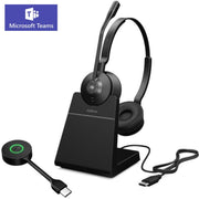 Jabra Engage 55 SE - Casque sans fil DECT stéréo MS Teams avec base - 9659-475-111