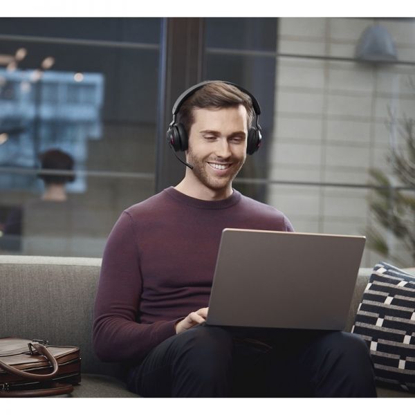Jabra Evolve2 65 - Casque sans fil stéréo UC avec socle de charge - 26599-989-889