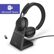 Jabra Evolve2 65 - Casque sans fil Bluetooth stéréo MS Teams avec base - 26599-999-989