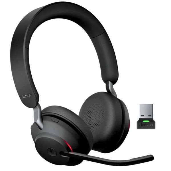 Jabra Evolve2 65 - Casque sans fil Bluetooth stéréo MS Teams - 26599-999-999