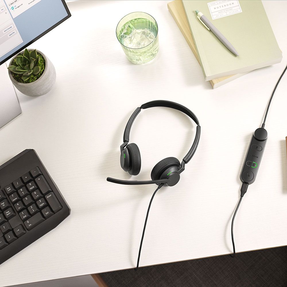 Jabra Engage 40 UC - Casque filaire USB-A duo avec contrôleur - 4099-419-279