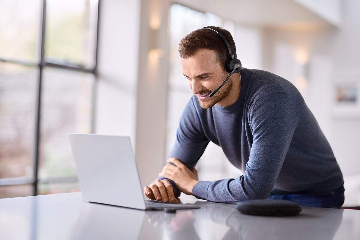 Jabra Engage 55 SE - Casque sans fil mono DECT avec base - 9653-415-111