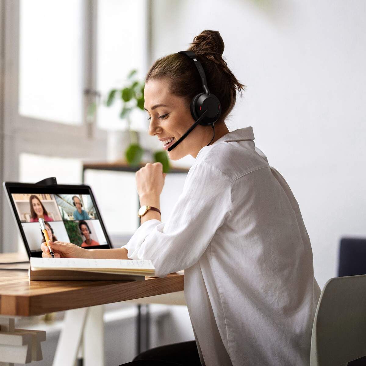 Jabra Evolve2 50 MS - Casque filaire USB-C mono antibruit MS Teams - 25089-899-899