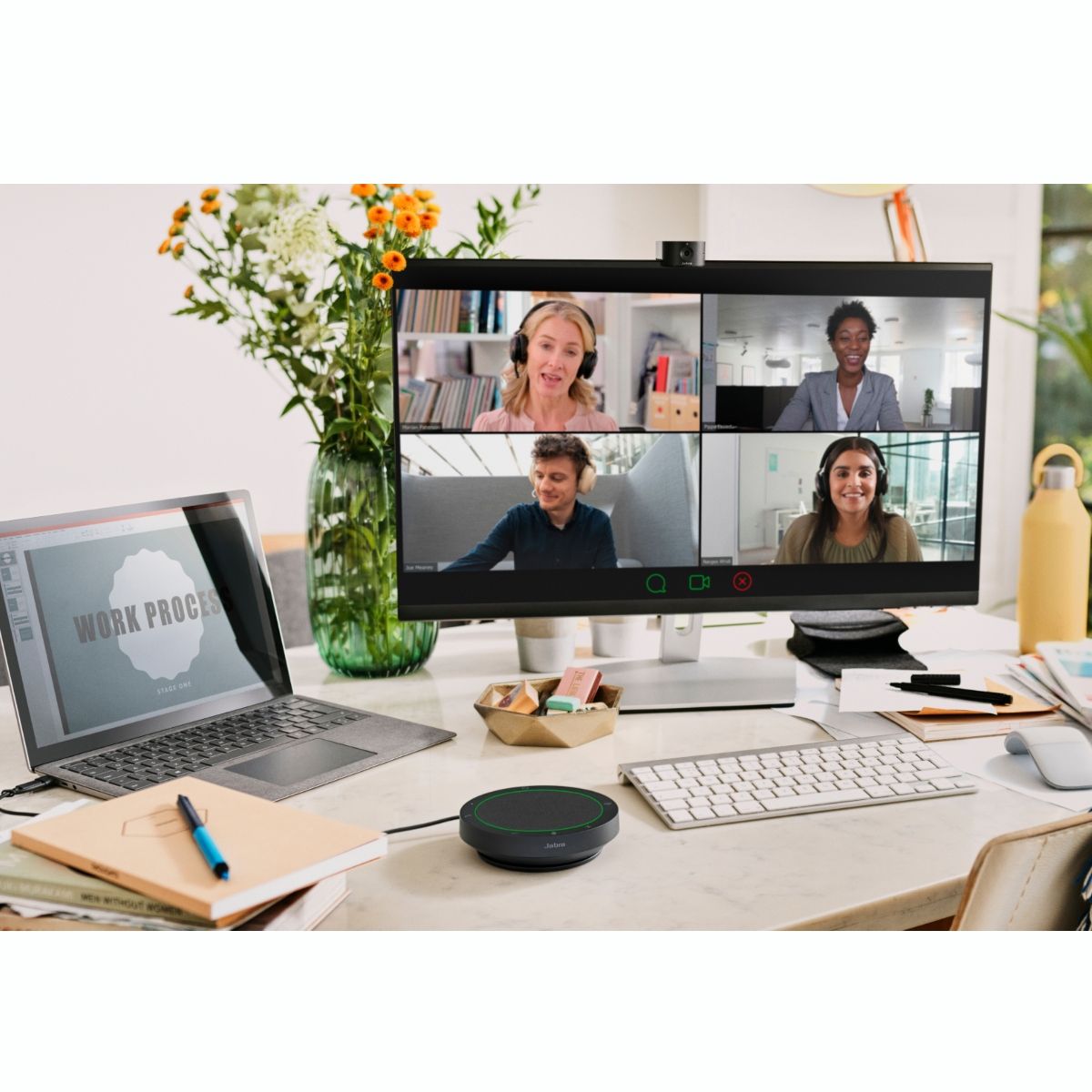 Jabra Speak2 40 - Speakerphone USB-C/USB-A pour réunions - 2740-209
