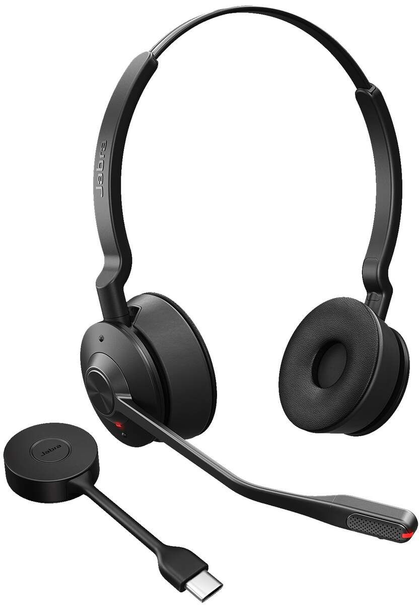Jabra Engage 55 SE - Casque sans fil DECT stéréo MS Teams avec base - 9659-475-111