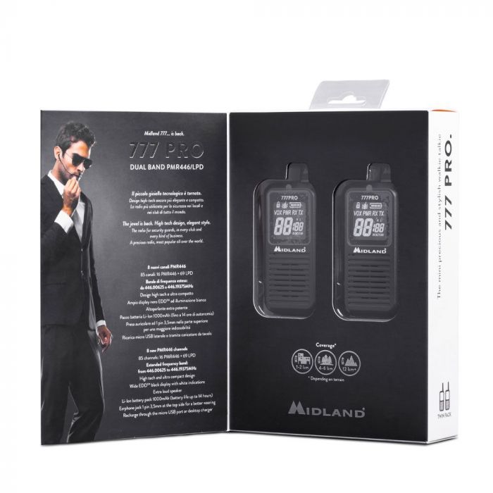 Midland 777 Pro – Talkie-walkie PMR446/LPD