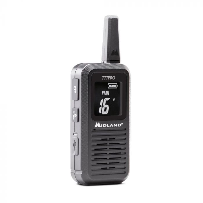 Midland 777 Pro Limited Edition – Talkie-walkie PMR446/LPD avec mallette et accessoires