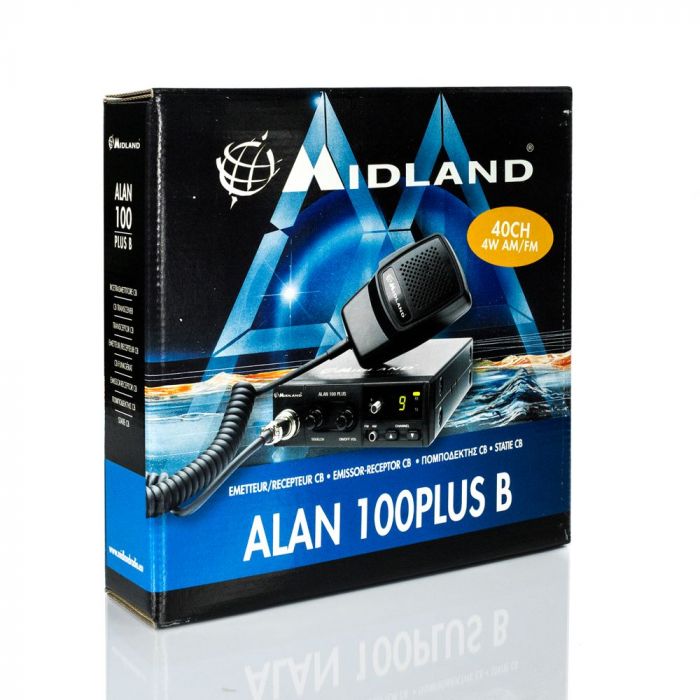 Midland Alan 100 Plus B – Radio CB 40 canaux AM/FM – C442.12