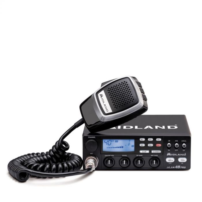 Midland Alan 48 Pro – Radio CB multibande haut de gamme – C422.16