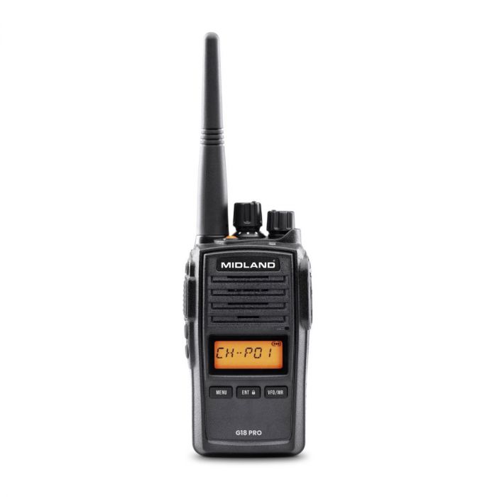 Midland G18 Pro NC – Talkie-walkie professionnel IP67 avec suppression du bruit et normes militaires