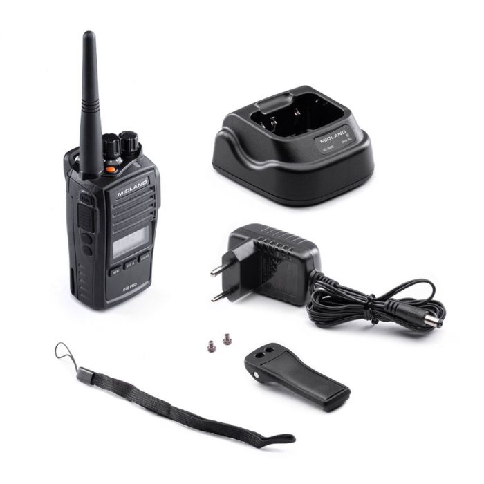 Midland G18 Pro NC – Talkie-walkie professionnel IP67 avec suppression du bruit et normes militaires