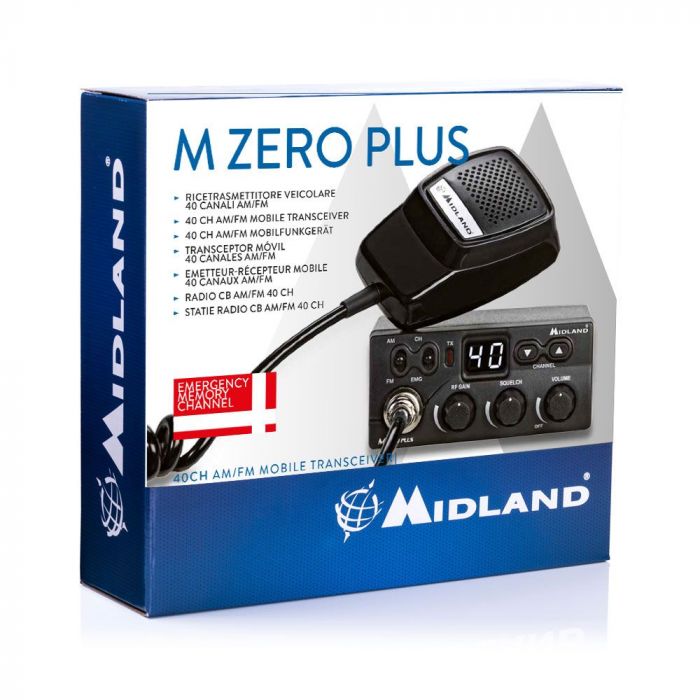 Midland M Zero Plus – CB 40 canaux AM/FM – C1169.01