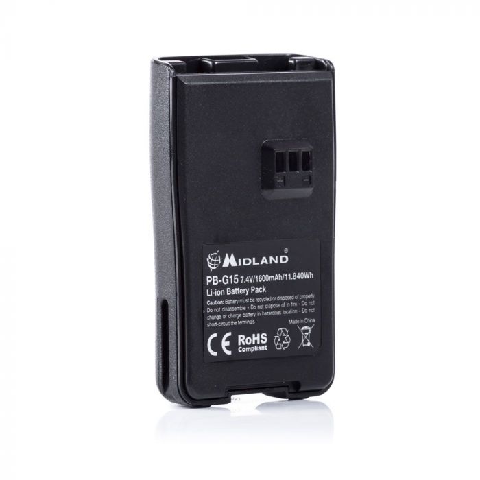 Midland PB-G15 – Batterie rechargeable Li-Ion 1600 mAh – C1128