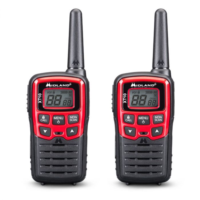 Midland XT10 – Talkie-walkie PMR446 - Lot de 2