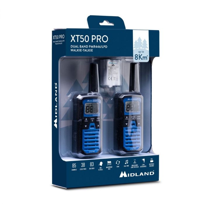 Midland XT50 PRO Twin – Pack de 2 talkies-walkies - C1464